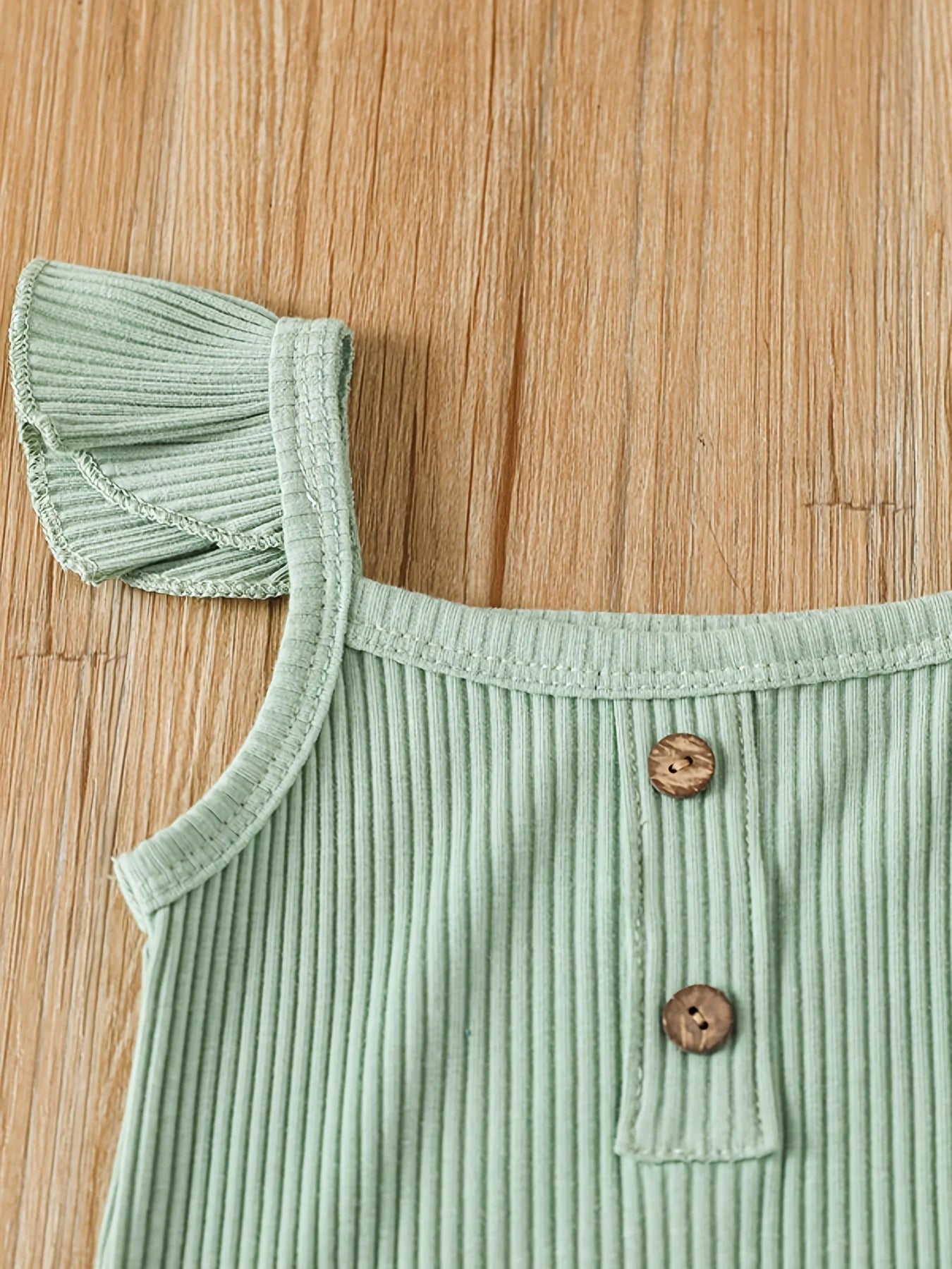 Summer Newborn Baby Girl Sleeveless Bodysuit & Shorts Set