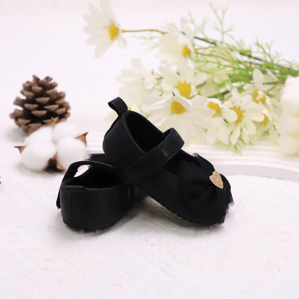 Baby Girl Princess Shoes | Breathable Non-Slip Lace Fashion First Walkers