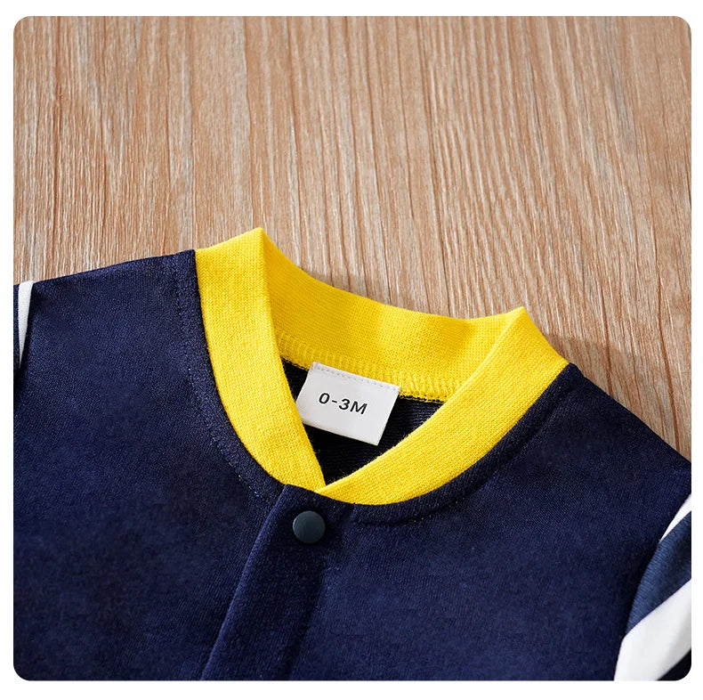 Baby Cartoon Knit Crawling Jumpsuit (0-18M)