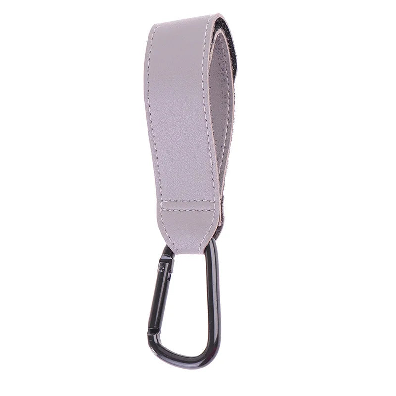 Stroller Hook PU Leather Pram Bag Hanger Organizer
