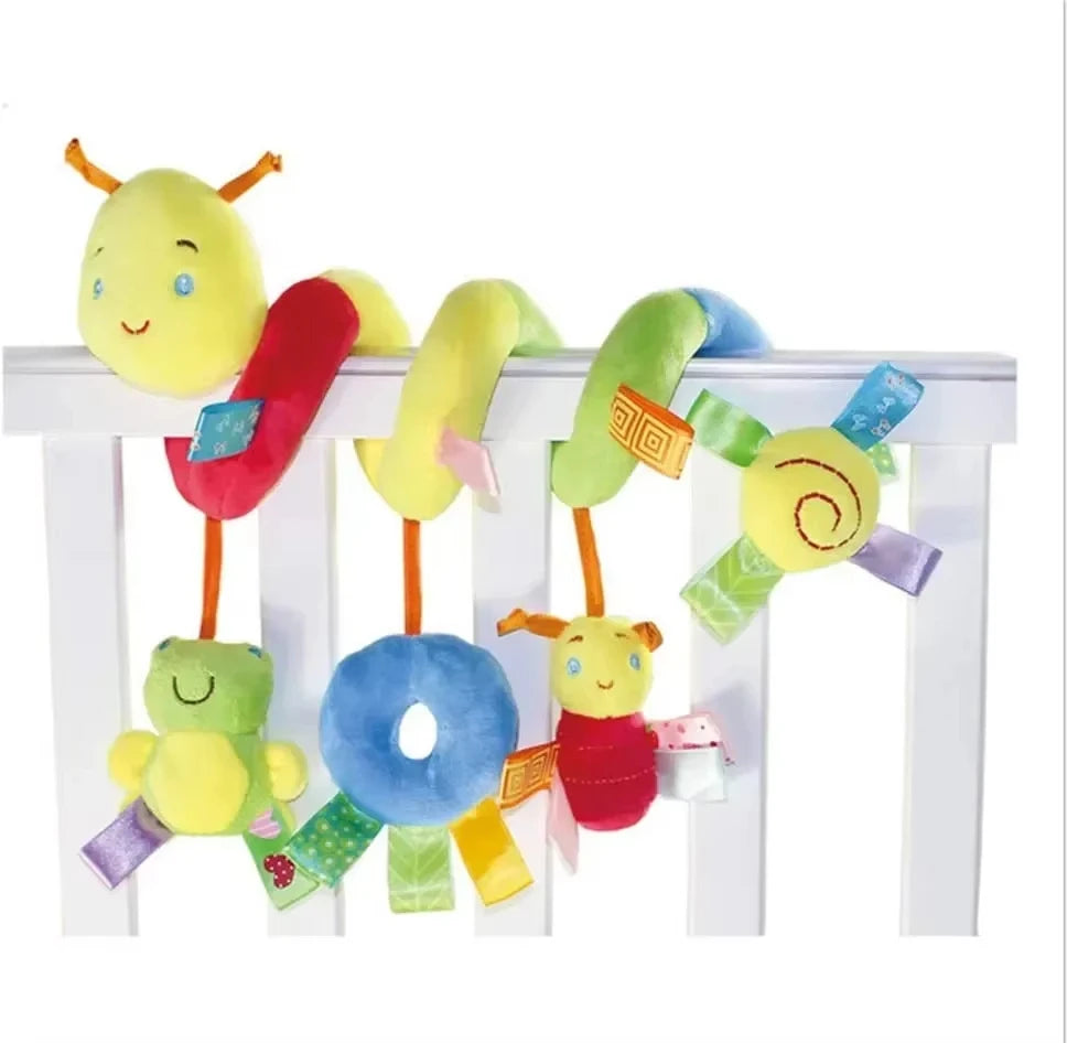Baby Crib Hanging Rattle Toys with Stroller Spiral Mobile