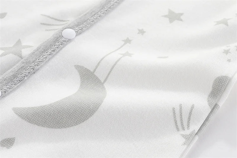 Newborn Baby Bodysuit Romper | Soft Cartoon Print 0-9M