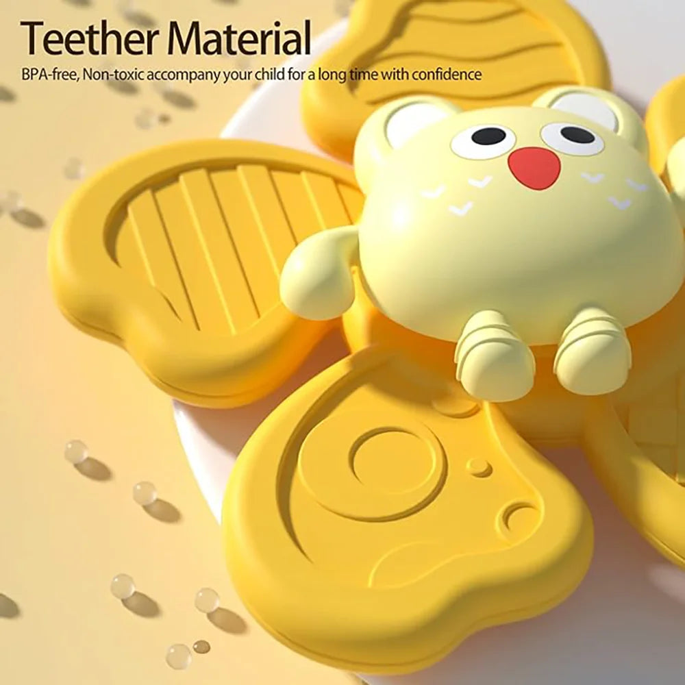 Baby Bath Sucker Spinner Fidget Rattle Toy Set