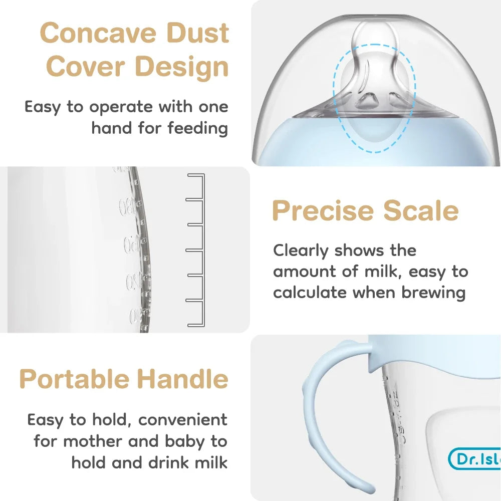 BPA-Free Baby PP Bottle with Handle 150/240/330ML