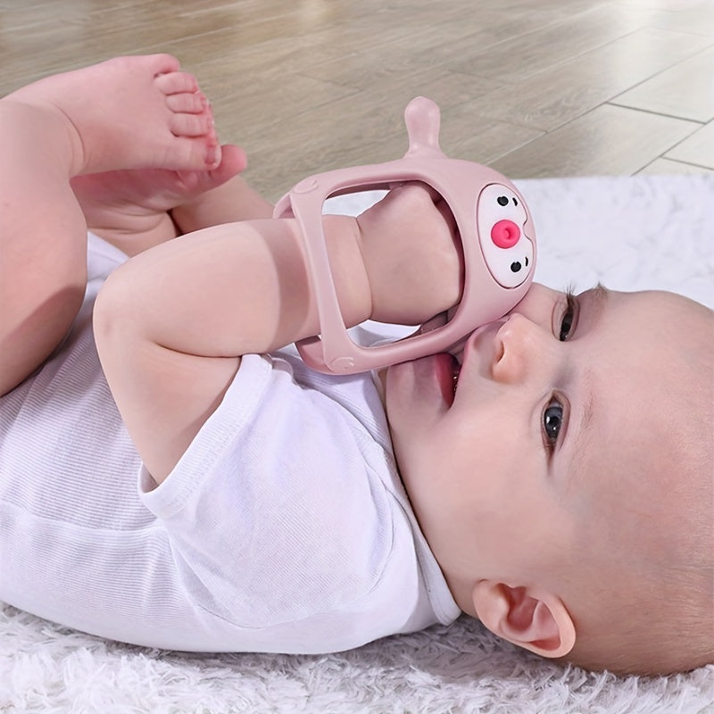 Never-Drop Silicone Teether Pacifier for Newborns