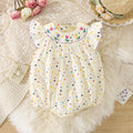 Flower Embroidered Baby Bodysuit | Colorful Polka Dot Print 3-18M