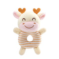 Baby Rattle Toys Cartoon Animals Plush for Newborns