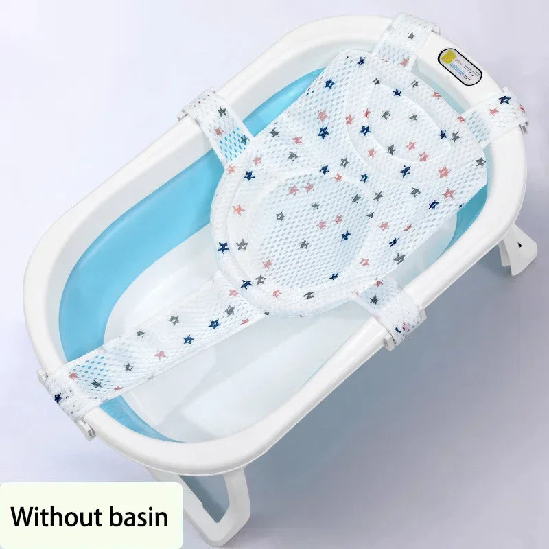 Baby Bath Net Mat with Anti-Slip Bathtub Seat Cushion