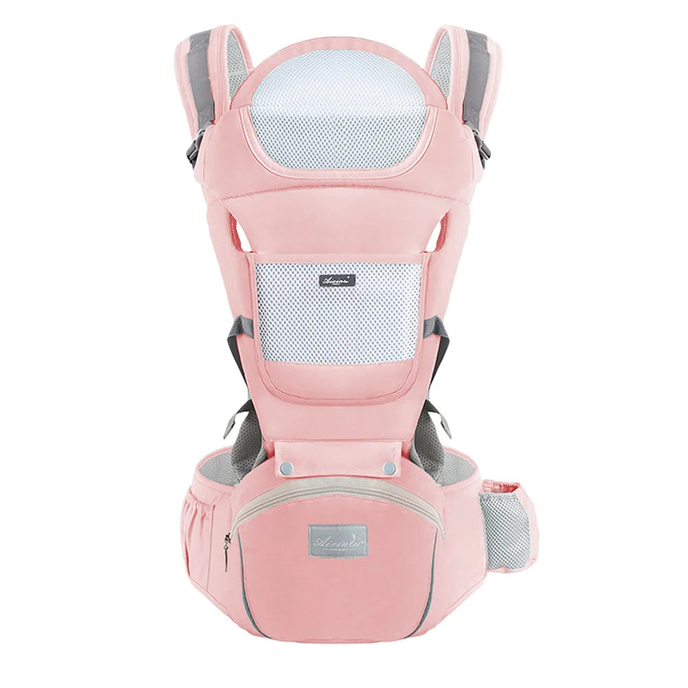 Ergonomic Baby Carrier with Hipseat | Front-Facing & Kangaroo Carry