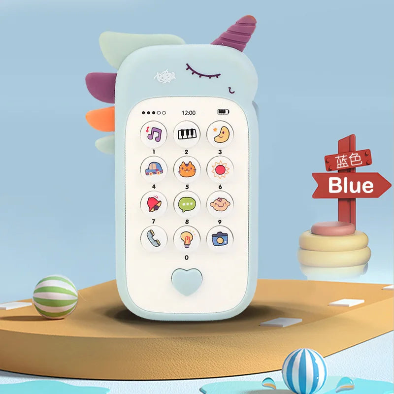 Baby Phone Toy with Music & Teether for Infants