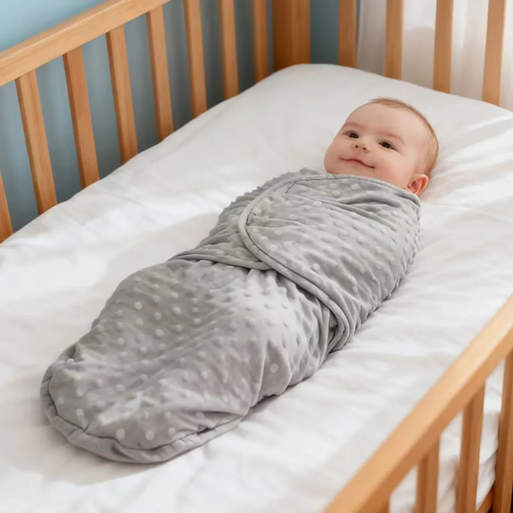 Newborn Cartoon Swaddle Blanket for 0-6 Months