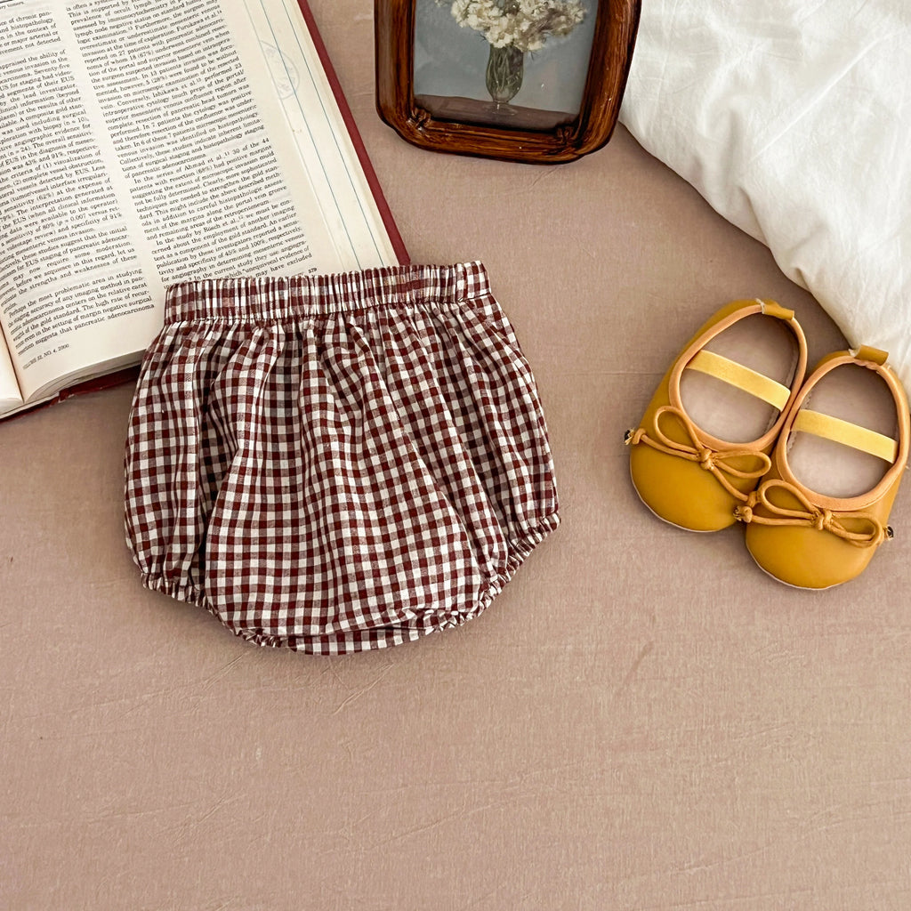 Baby Girl Plaid Tee & Bloomer 2-Piece Set 0-2 Years