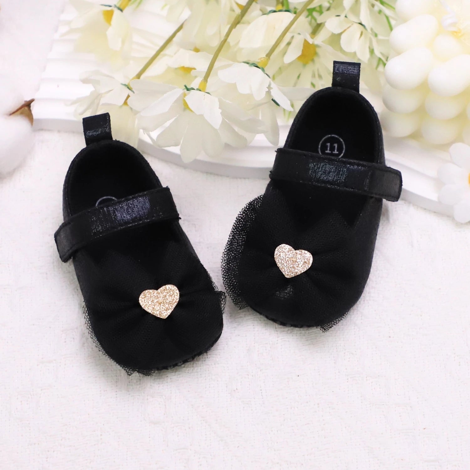 Baby Girl Princess Shoes | Breathable Non-Slip Lace Fashion First Walkers