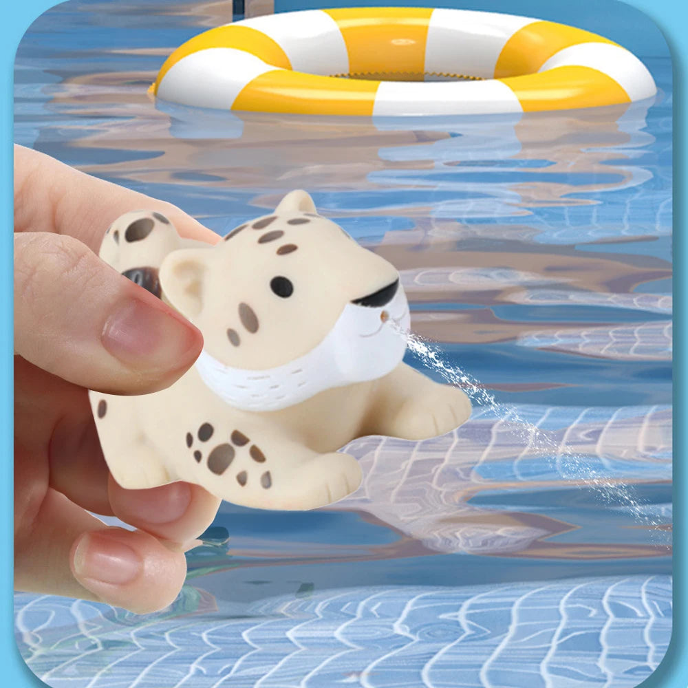 Cute Sea Animal Squeeze Float Bath Toys for Kids