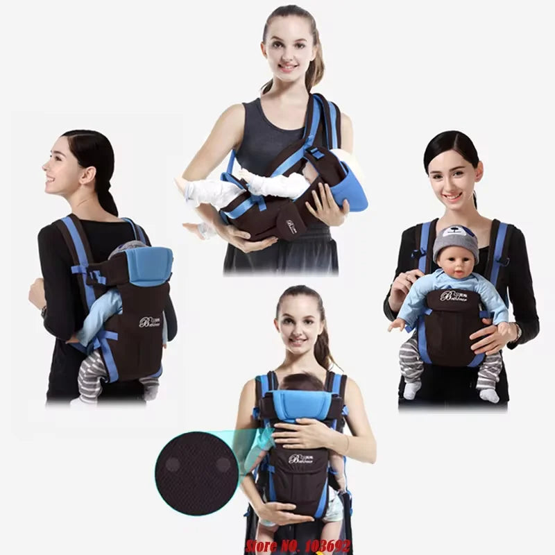 4-in-1 Ergonomic Baby Carrier Newborn to Toddler