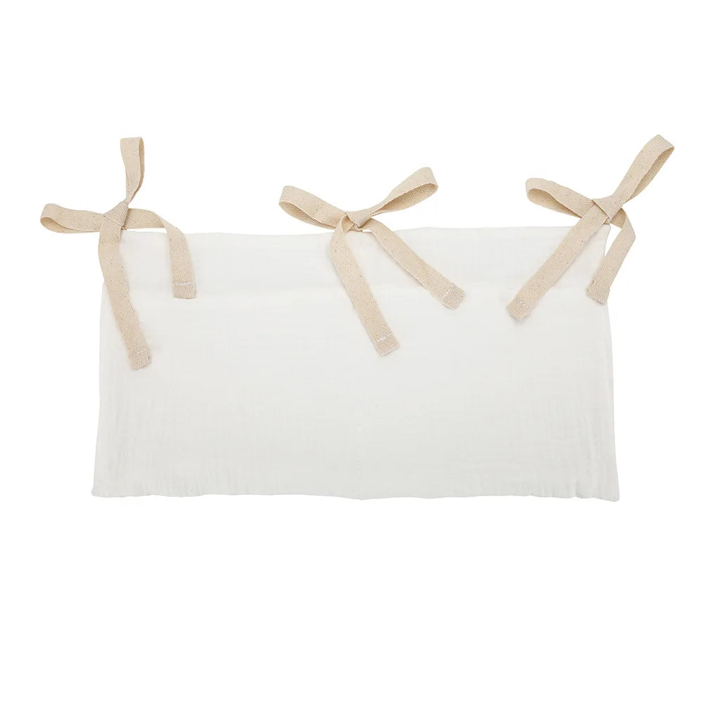 Baby Nursery Crib Organizer Caddy with 2 Pockets