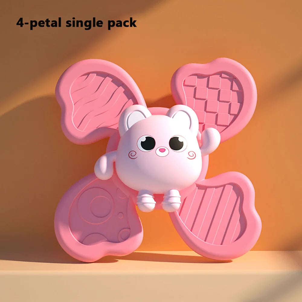 Baby Bath Sucker Spinner Fidget Rattle Toy Set
