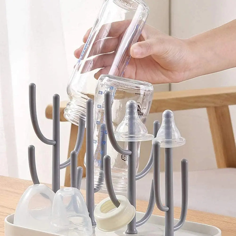 Baby Bottle Drying Rack with Detachable Holder