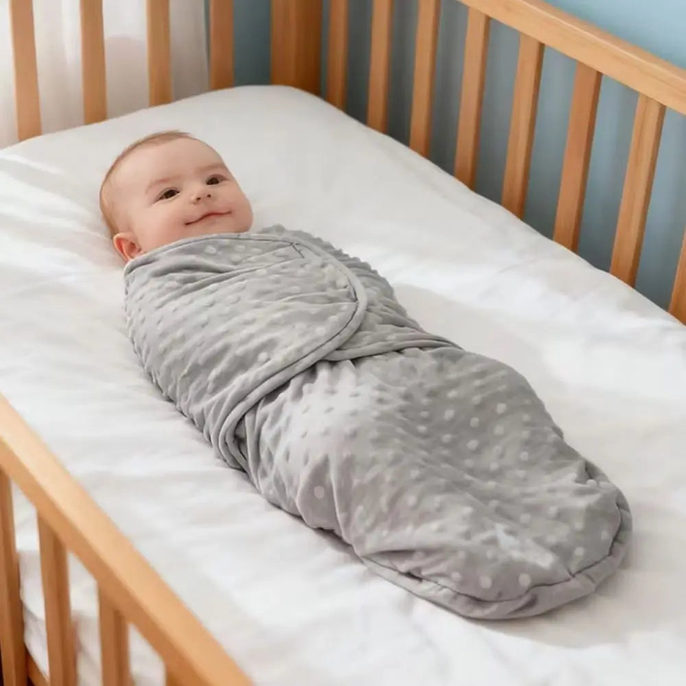 Newborn Cartoon Swaddle Blanket for 0-6 Months