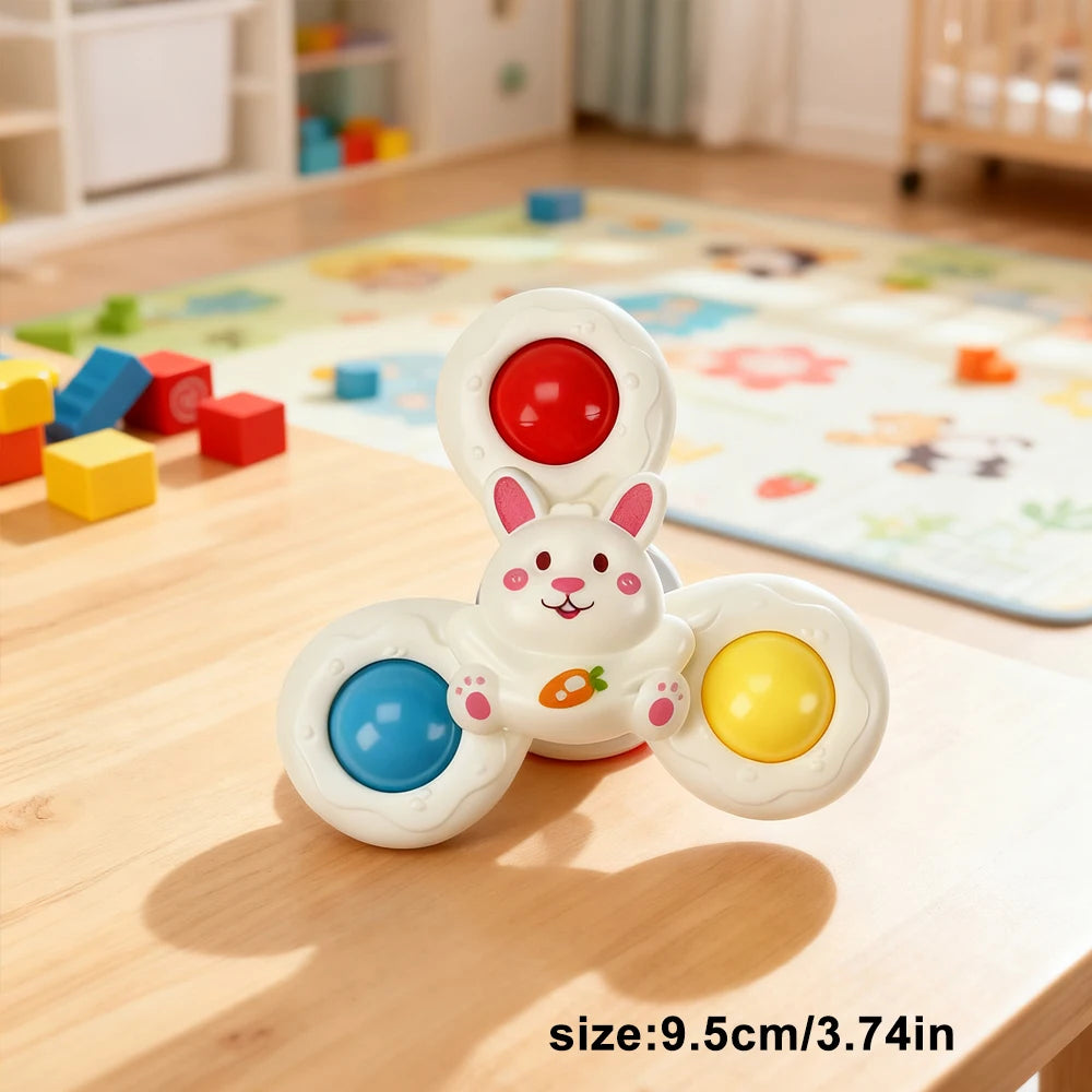 Baby Bath Sucker Spinner Fidget Rattle Toy Set