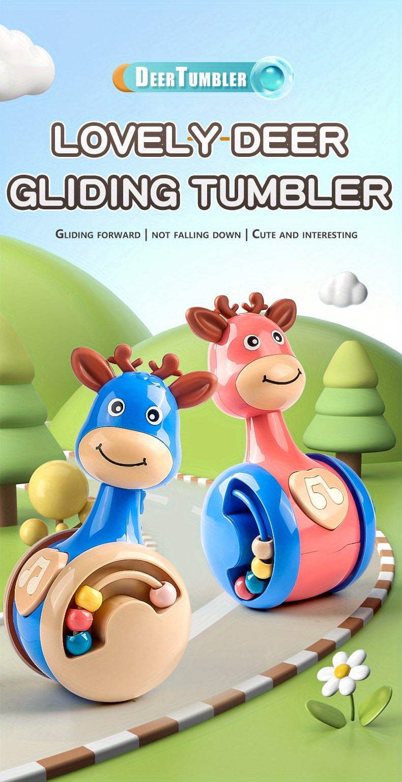 Roly Poly Tumbler Wobbler Toy for Infants 6-12 Months