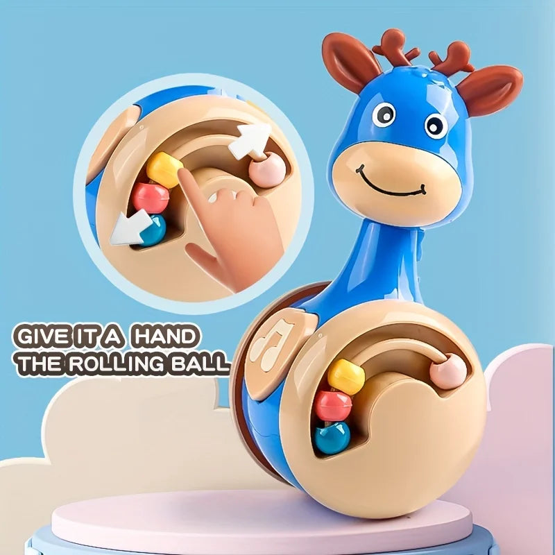 Roly Poly Tumbler Wobbler Toy for Infants 6-12 Months
