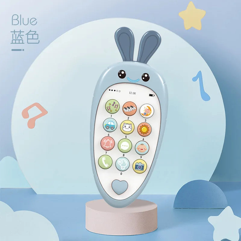 Baby Phone Toy with Music & Teether for Infants