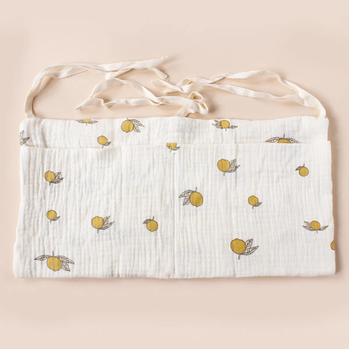 Baby Nursery Crib Organizer Caddy with 2 Pockets