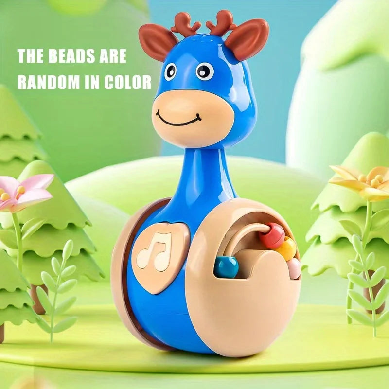 Roly Poly Tumbler Wobbler Toy for Infants 6-12 Months