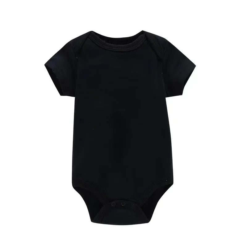 Baby Bodysuit Solid Color Romper Jumpsuit for Newborns