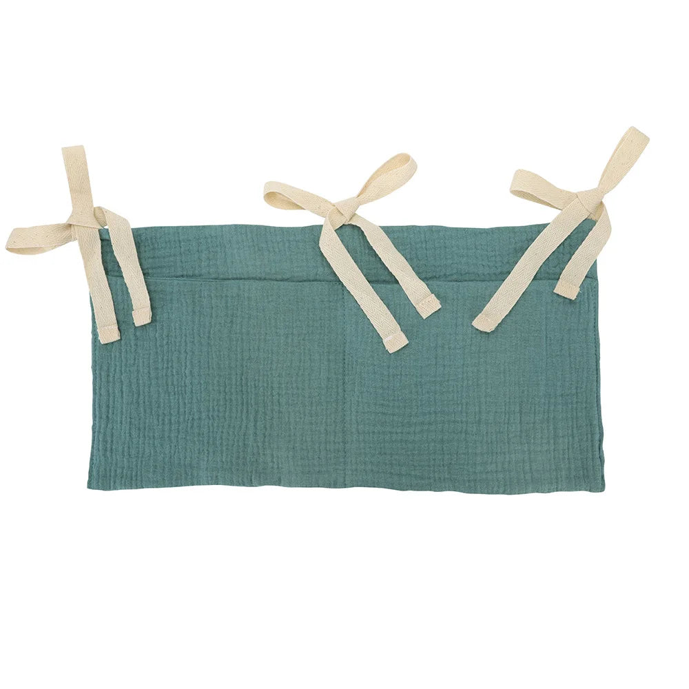 Baby Nursery Crib Organizer Caddy with 2 Pockets