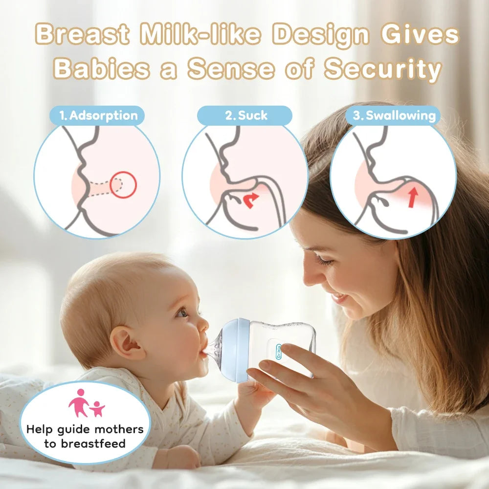 BPA-Free Baby PP Bottle with Handle 150/240/330ML