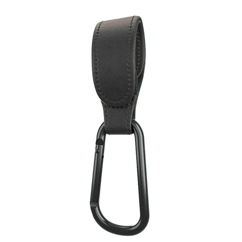 Stroller Hook PU Leather Pram Bag Hanger Organizer