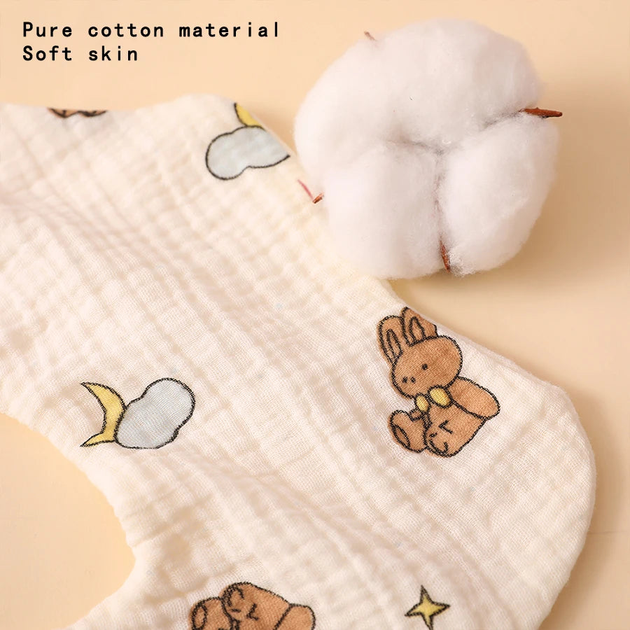 Soft Baby Bibs 3-Pack | Petal Print Feeding Bibs
