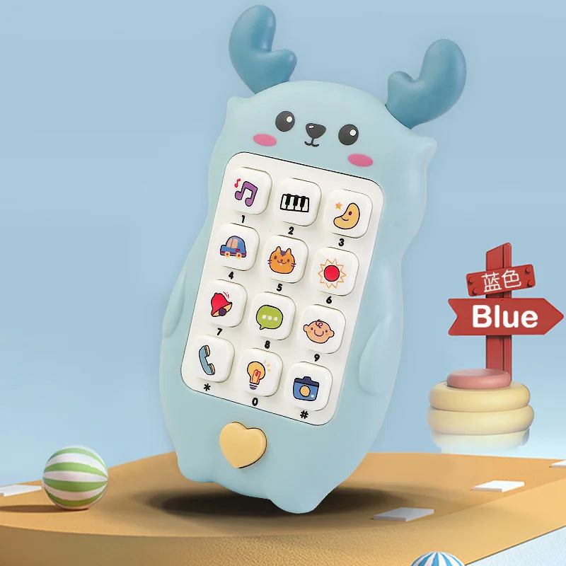 Baby Phone Toy with Music & Teether for Infants