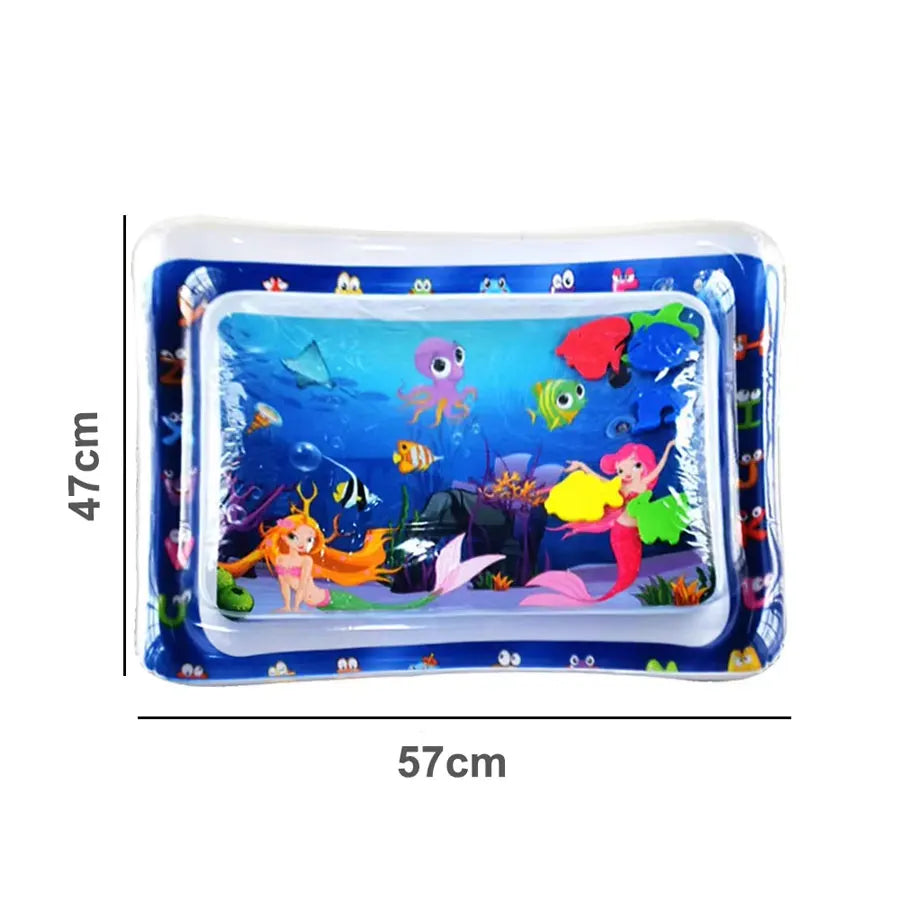 Inflatable Tummy Time Water Play Mat for Infants