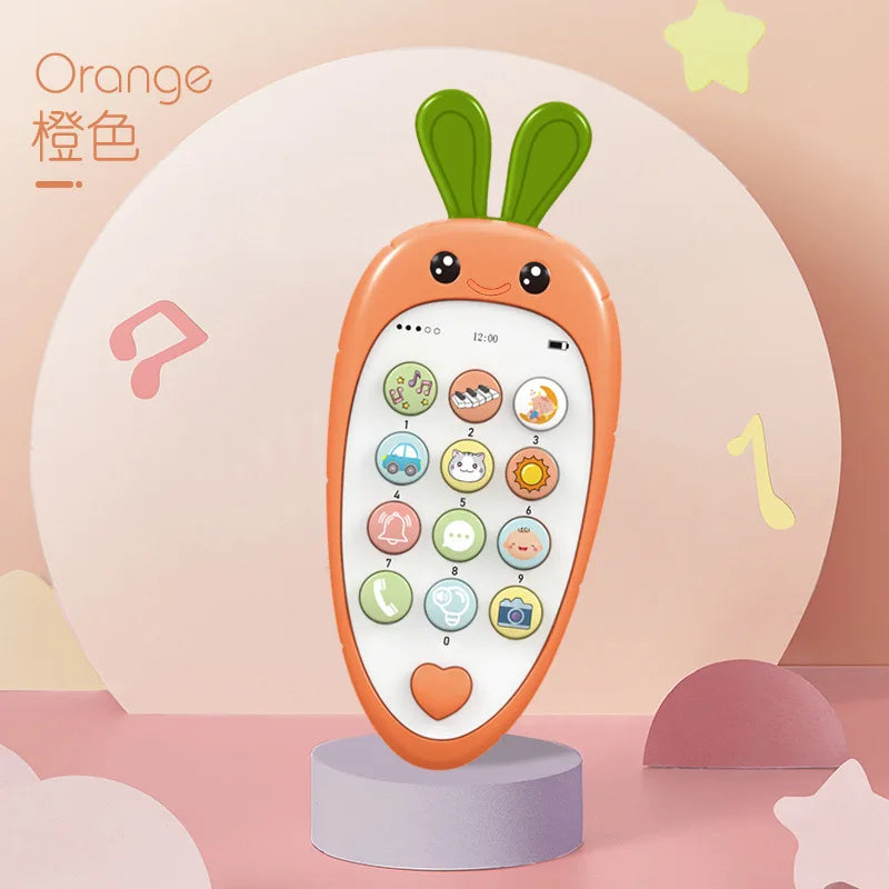 Baby Phone Toy with Music & Teether for Infants