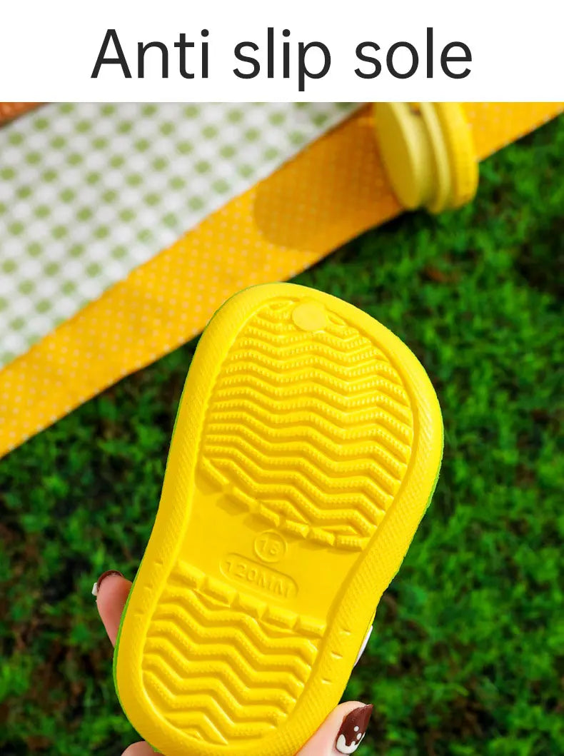 Summer Kids Sandals | Soft Anti-Skid Cartoon Hole Shoes for Boys & Girls