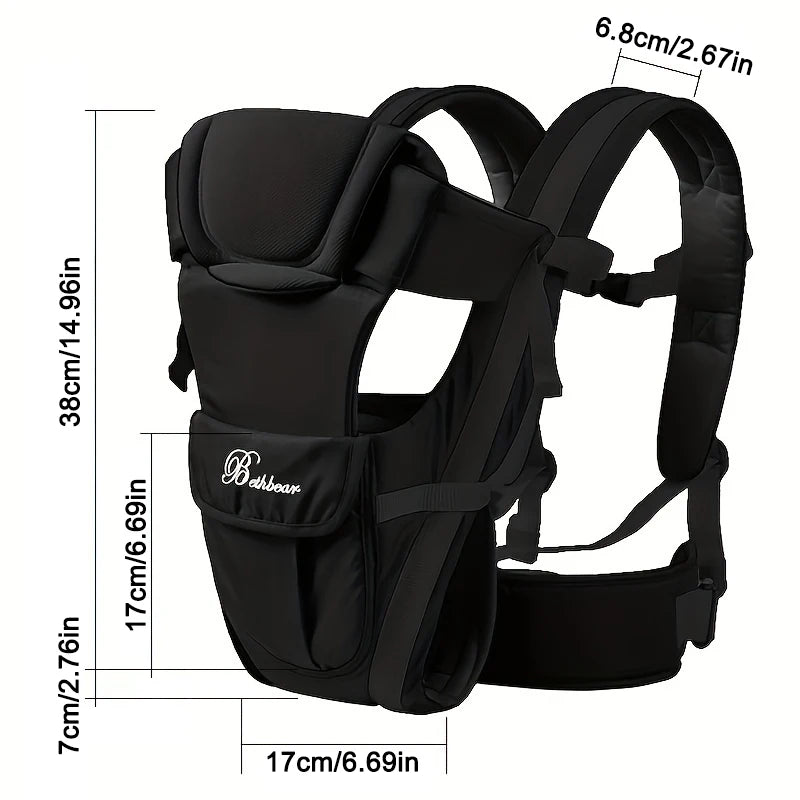 4-in-1 Ergonomic Baby Carrier Newborn to Toddler