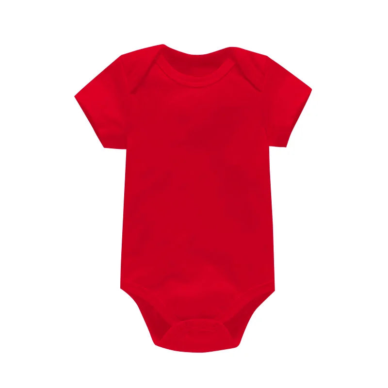Baby Bodysuit Solid Color Romper Jumpsuit for Newborns