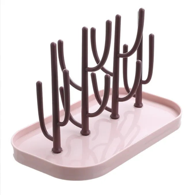 Baby Bottle Drying Rack with Detachable Holder