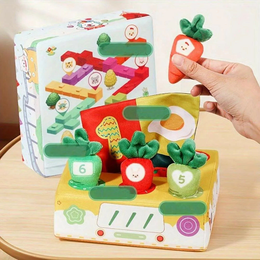Soft Car Toy Set with Play Mat for Toddlers 12-18M
