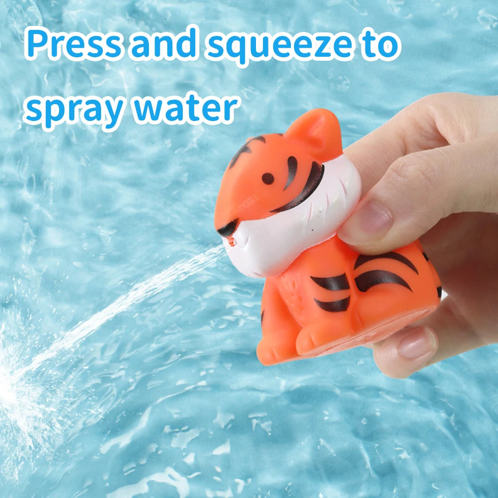 Cute Sea Animal Squeeze Float Bath Toys for Kids