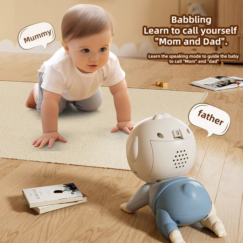 Crawling Guidance Musical Doll Toy for Babies 0-12M