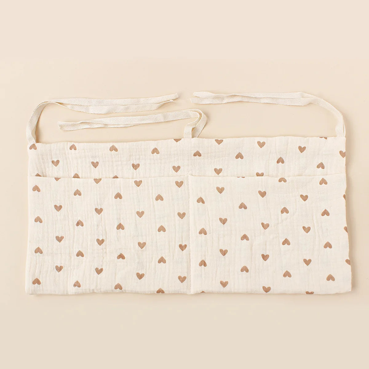 Baby Nursery Crib Organizer Caddy with 2 Pockets