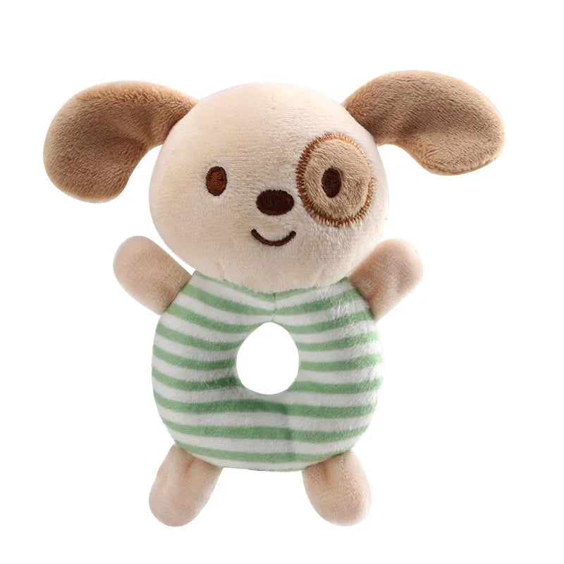 Baby Rattle Toys Cartoon Animals Plush for Newborns