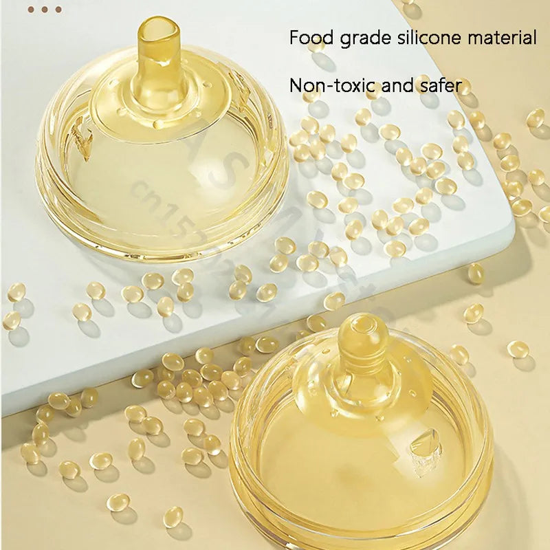 Wide Mouth Newborn Baby Bottle with Learning Nipple