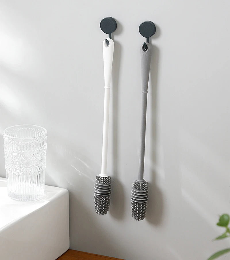 Baby Bottle Brush 360° Rotation Silicone Cleaning Tool