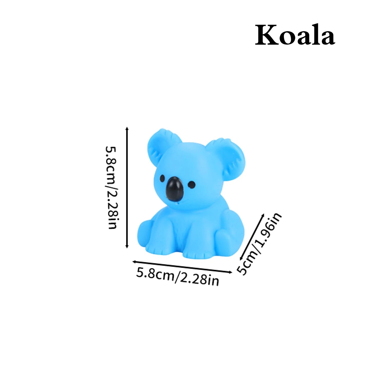 Cute Sea Animal Squeeze Float Bath Toys for Kids