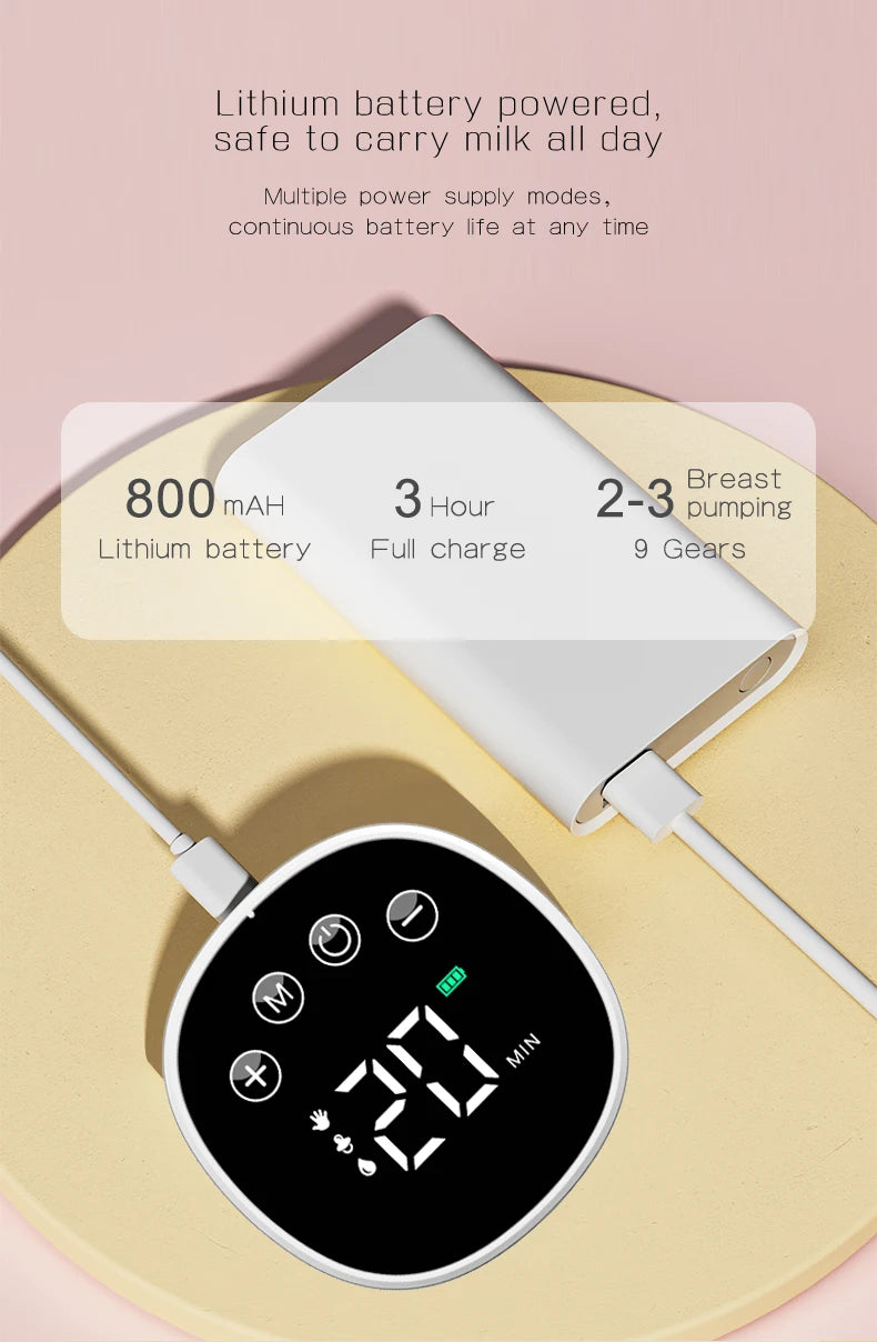 Wearable Hands-Free Electric Breast Pump